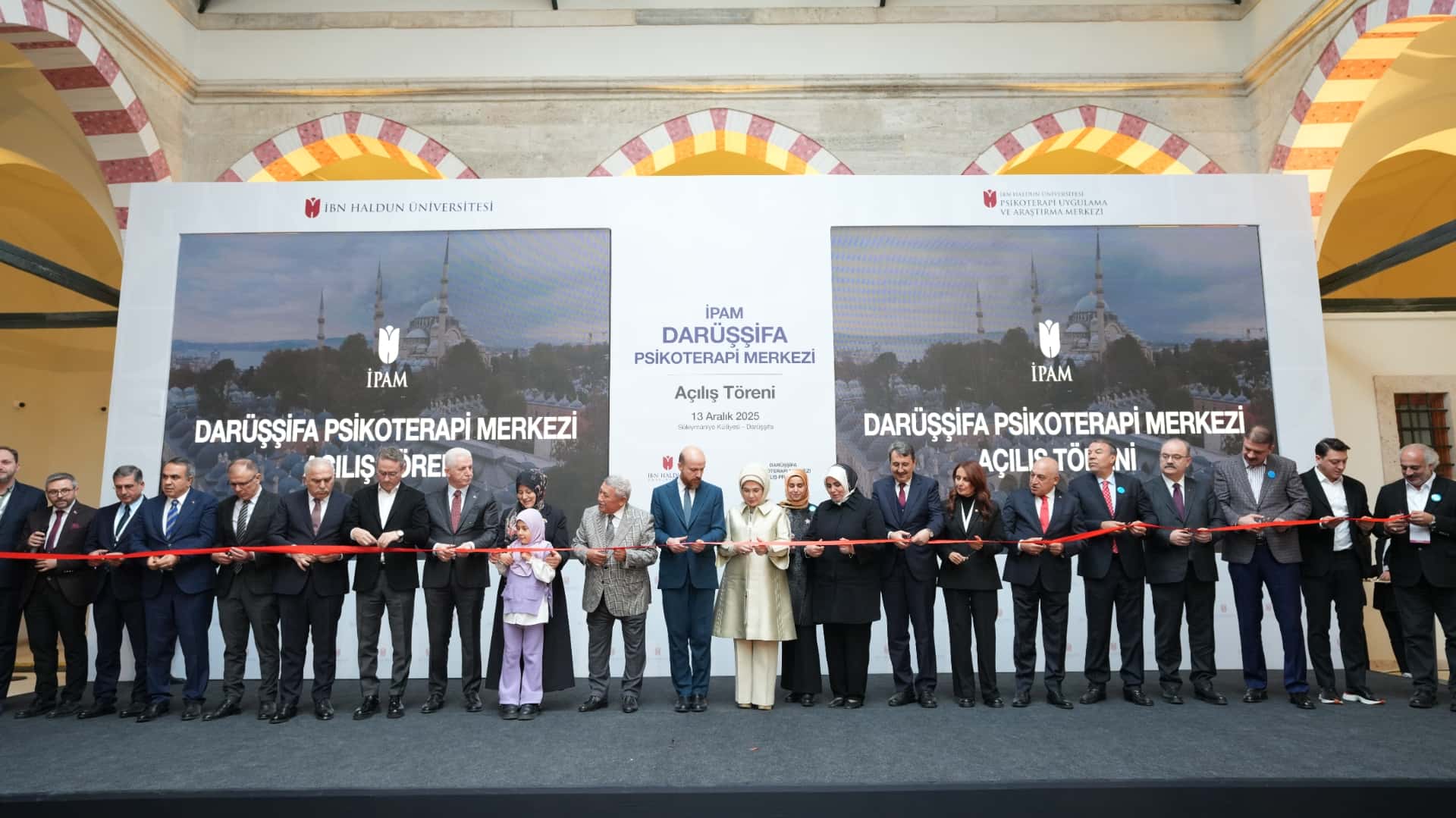The Darüşşifa Psychotherapy Center Opened with the Participation of First Lady Emine Erdoğan