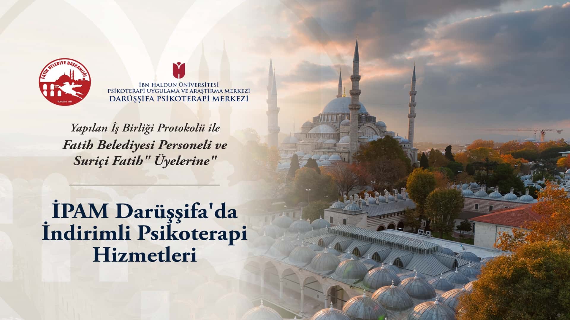 Cooperation Protocol Signed Between IPAM and Fatih Municipality